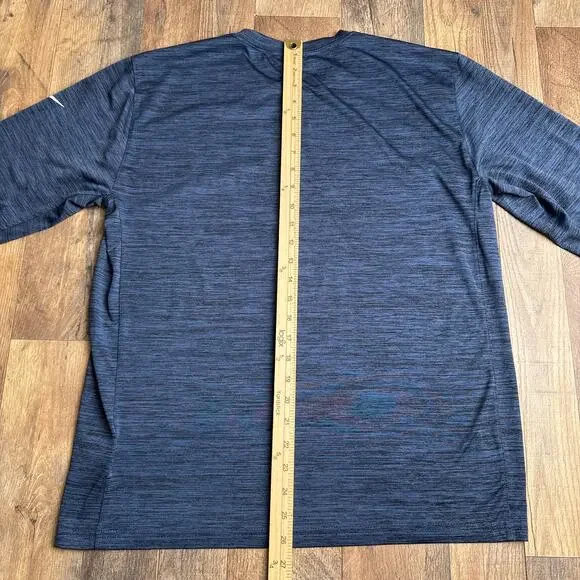 New England Patriots T-Shirt Men's Large Blue Nike On Field Long Sleeve 6196 - Picture 8 of 11